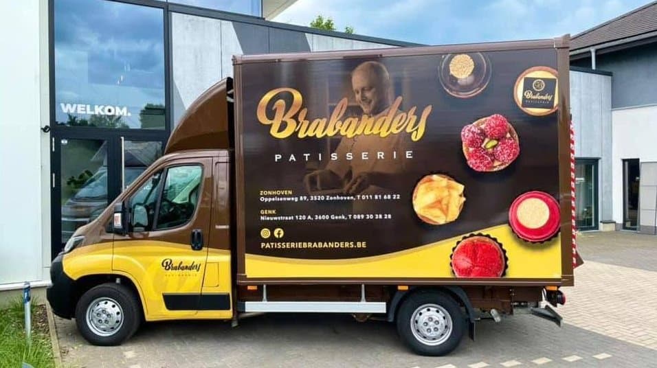Bestelwagen van Patisserie Brabanders