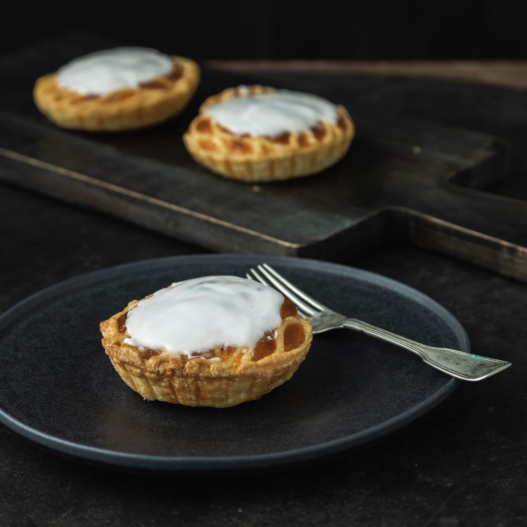 Frangipanetaartjes met glazuur
