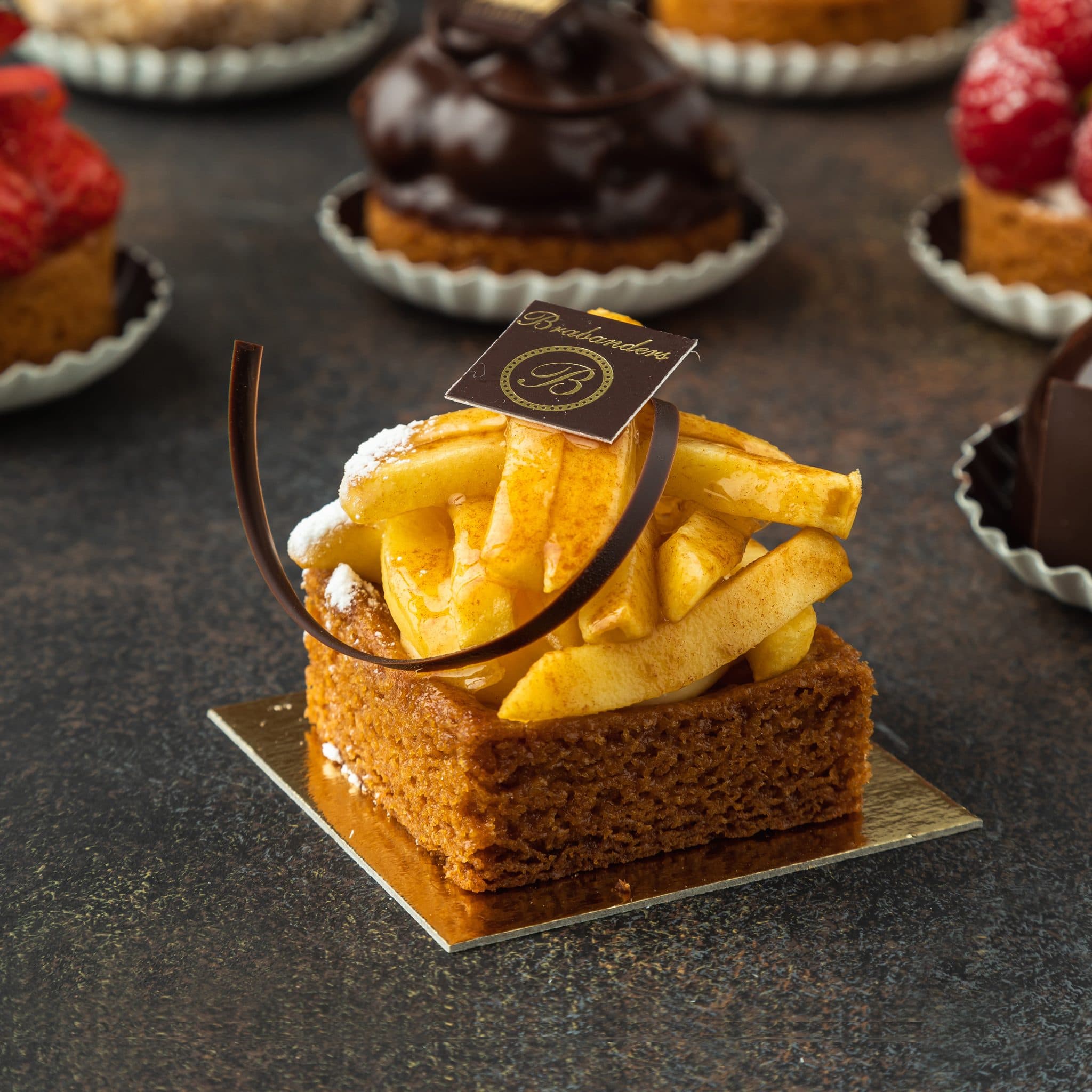 Appelgebakje met appelfrietjes