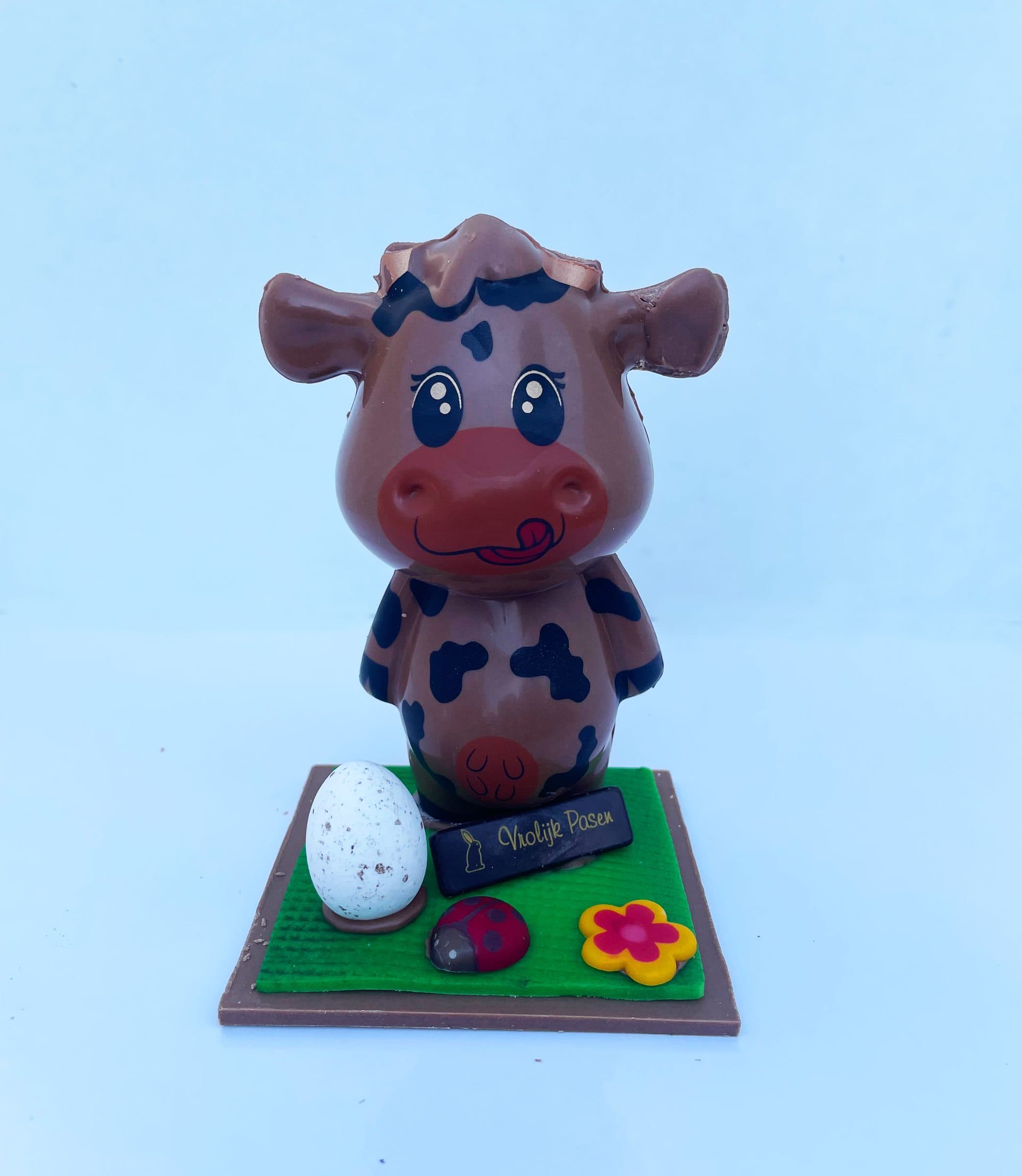 Koe in melkchocolade