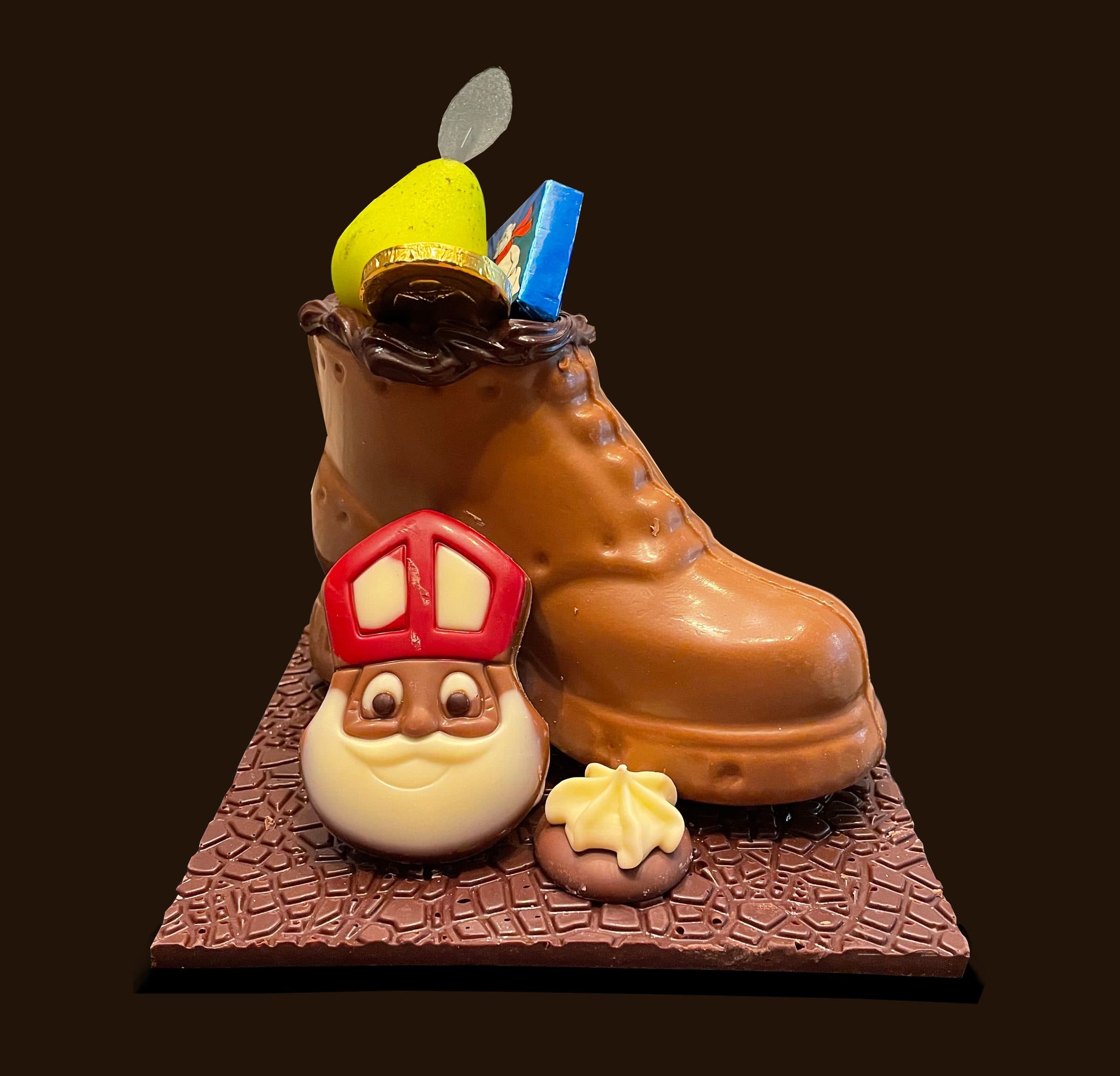 Tweede schoen in chocolade