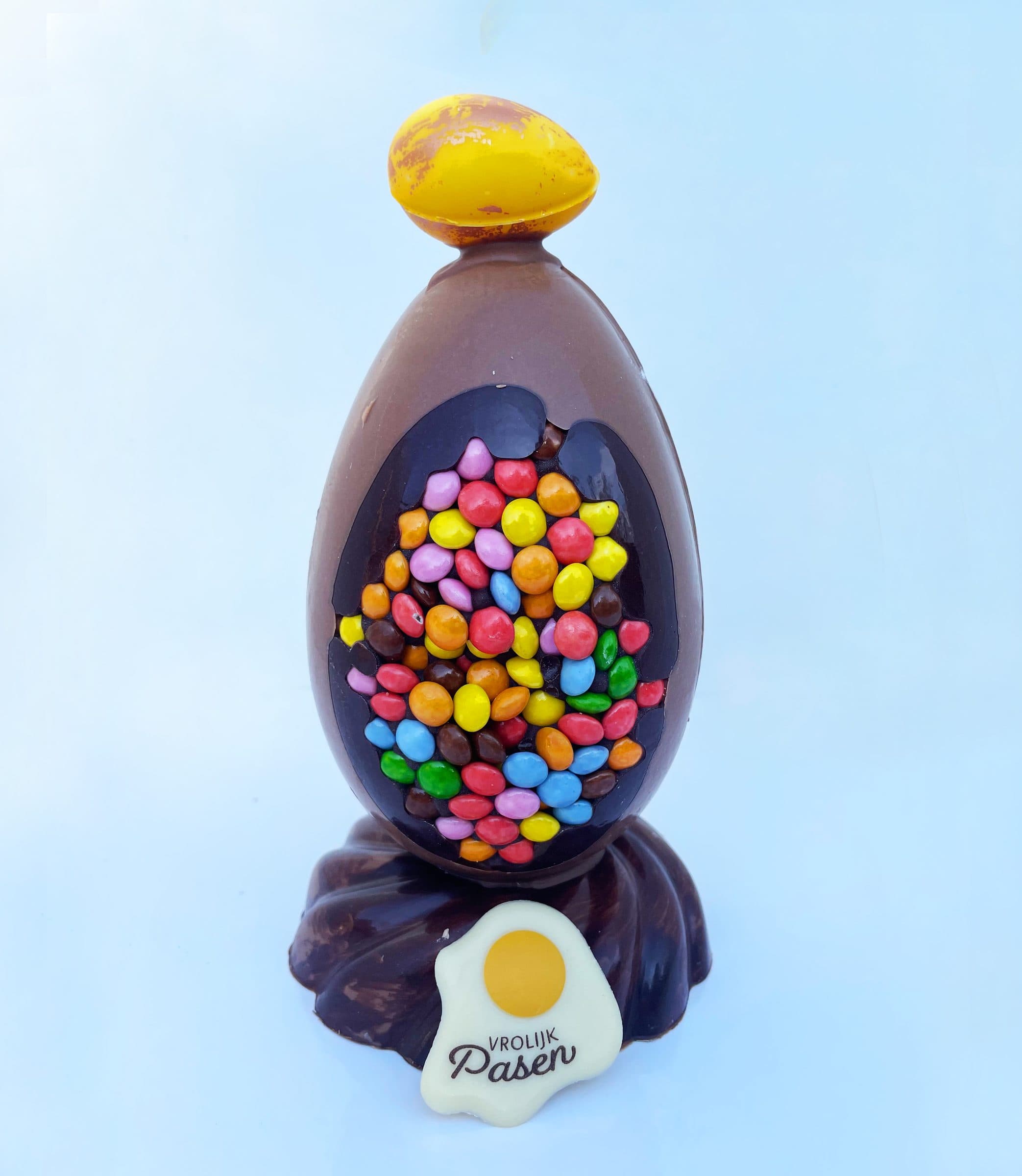 Chocolade ei met smarties