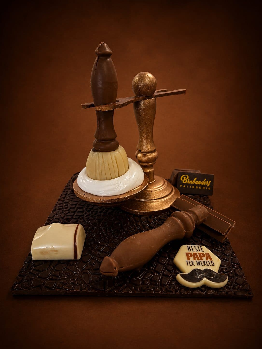 Scheerset in chocolade